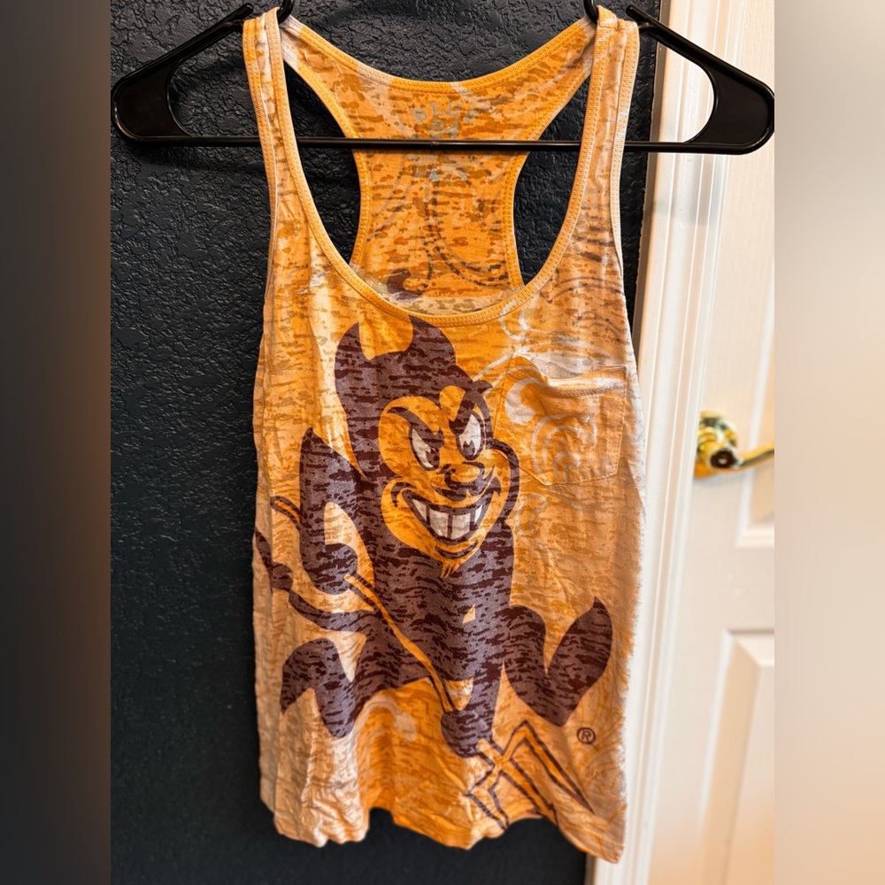 Arizona State University ASU Gold Sparky Tank Top